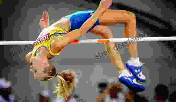 A Female Athlete Setting A New World Record In The High Jump Scholastic Of World Records 2024