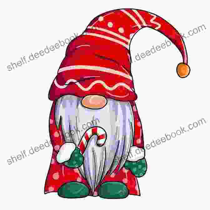 A Group Of Christmas Gnomes Wearing Red And Green Hats And Holding Candy Canes Year Round Gnomes Elisa Sartori