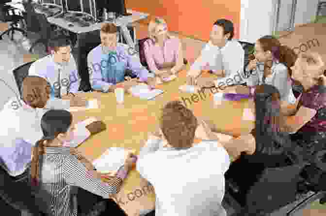 A Group Of Office Workers Engaged In A Circular Discussion Corporate Lobotomies: Astounding Bureaucratic Adventures Volume 1