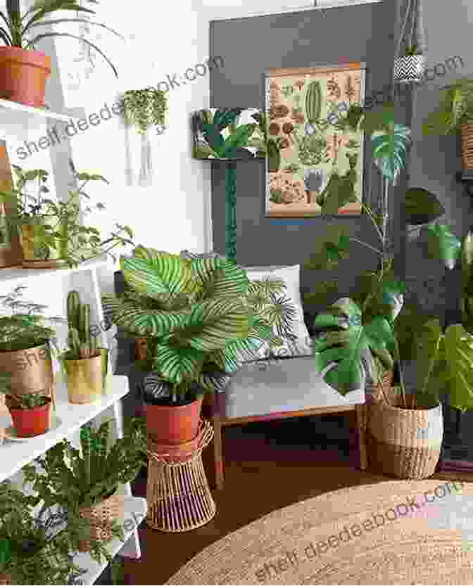 A Living Room With A Collection Of Indoor Plants. Custom Slipcovers Made Easy: Weekend Projects To Dress Up Your DTcor