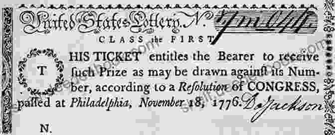 A Lottery Ticket From Colonial America Lotteries In Colonial America (Studies In American Popular History And Culture)