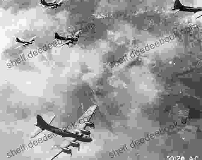 A Photo Of A B 17 Flying Fortress Bomber Being Shot Down During The Schweinfurt Raid. Black Thursday: The Story Of The Schweinfurt Raid