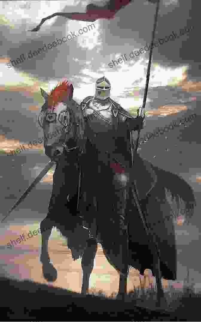 A Valiant Knight On Horseback, Clad In Shining Armor, Raises His Sword Towards The Sky, Surrounded By Ethereal Spirits Knights Tales: The Knight Of Spurs And Spirits (Terry Deary S Historical Tales)