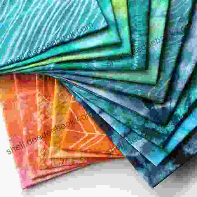 A Vibrant Array Of Colorful Fabrics Dyed Using Various Techniques Fast Fun Easy Fabric Dyeing: Create Colorful Fabric For Quilts Crafts Wearables