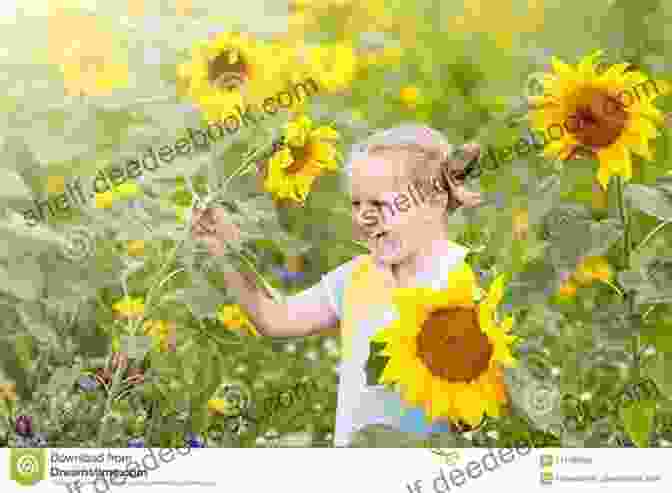A Young Girl Playing In A Field Of Sunflowers In Tuscany A Tuscan Childhood (Vintage Departures)