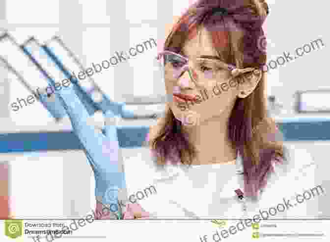 A Young Girl With Short Brown Hair And Glasses, Wearing A Lab Coat, Holding A Magnifying Glass Over A Crystal The Crystal Lair (Inventor In Training 2)
