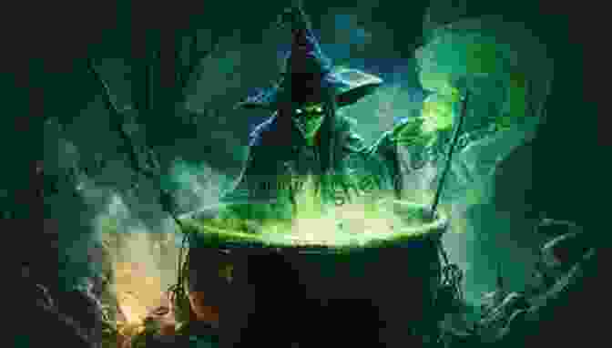 A Young Witch Stirring A Bubbling Cauldron Of Potion In A Dark And Mysterious Forest Itchy Witchy Magic: A Magical Adventure Rhyme (Itchy Witchy Magic Magical Adventure Rhymes)