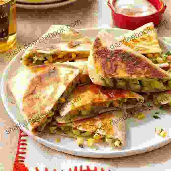 Cheesy Quesadillas With Rainbow Veggies, A Perfect Meal For Kids Cooking Guide And Recipes For Kids: Delicious Dishes Kids Can Make At Home