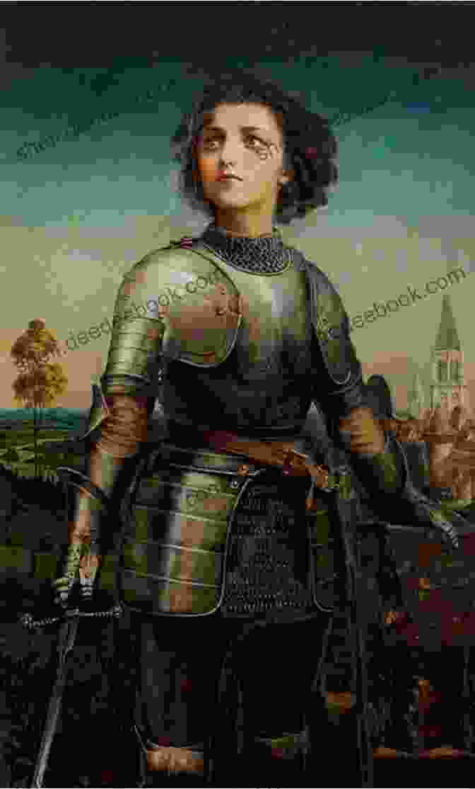 Contemporary Portrait Of Joan Of Arc, Wearing Armor Joan Of Arc The Warrior Maid (Illustrated)