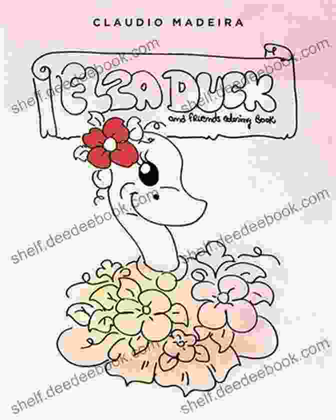 Elza Duck And Friends Coloring Page Elza Duck And Friends Coloring
