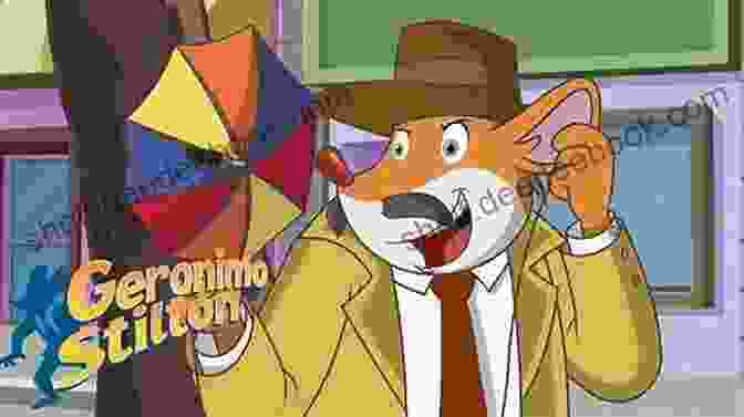 Geronimo Stilton In His Iconic Detective Outfit, Ready For Adventure. Thea Stilton: Big Trouble In The Big Apple (Thea Stilton #8): A Geronimo Stilton Adventure (Thea Stilton Graphic Novels)