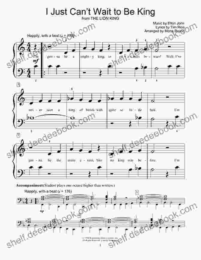I Just Can't Wait To Be King Horn Sheet Music Playing On A Horn Favorite Disney Songs For Horn: Instrumental Play Along