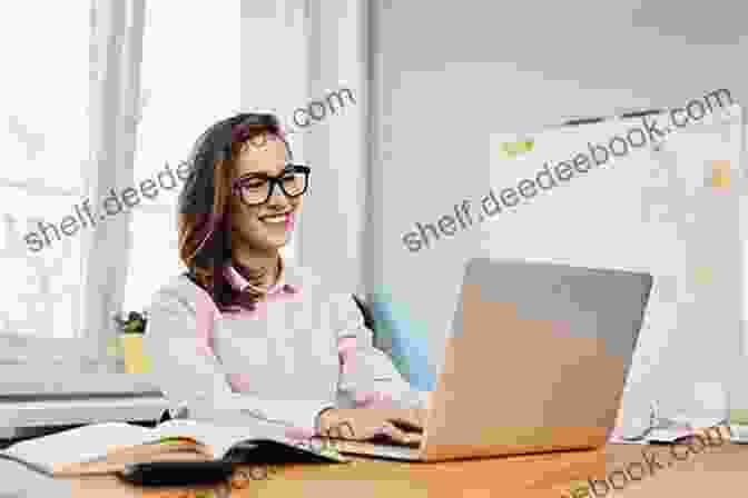 Image Of A Woman Working On A Laptop In Her Home Office Starting Your Home Based Business: Guide On Affiliate Marketing Through Youtube Blog Postings: How To Maximum Views And Attention On Youtube