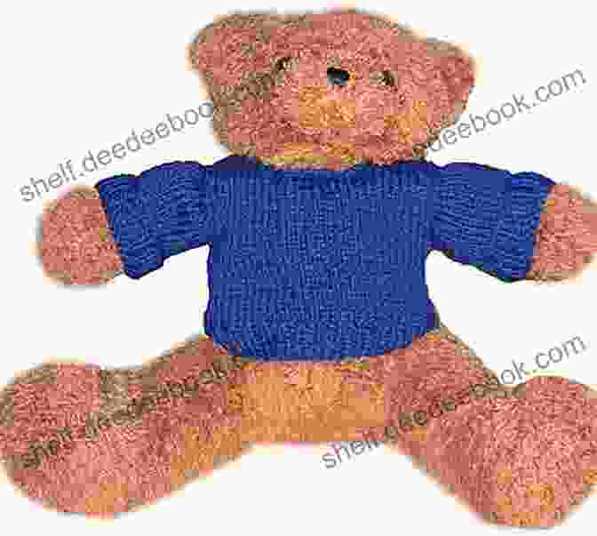 Image Of An Adorable Knitted Teddy Bear Wearing A Colorful Sweater Easy Knitted Bears: Knitting Patterns For Bears And Outfits