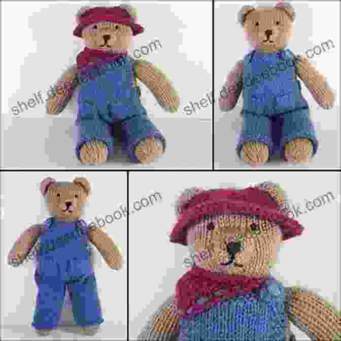 Image Of Knitted Teddy Bears In Various Outfits, Including Sweaters, Overalls, And Dresses Easy Knitted Bears: Knitting Patterns For Bears And Outfits