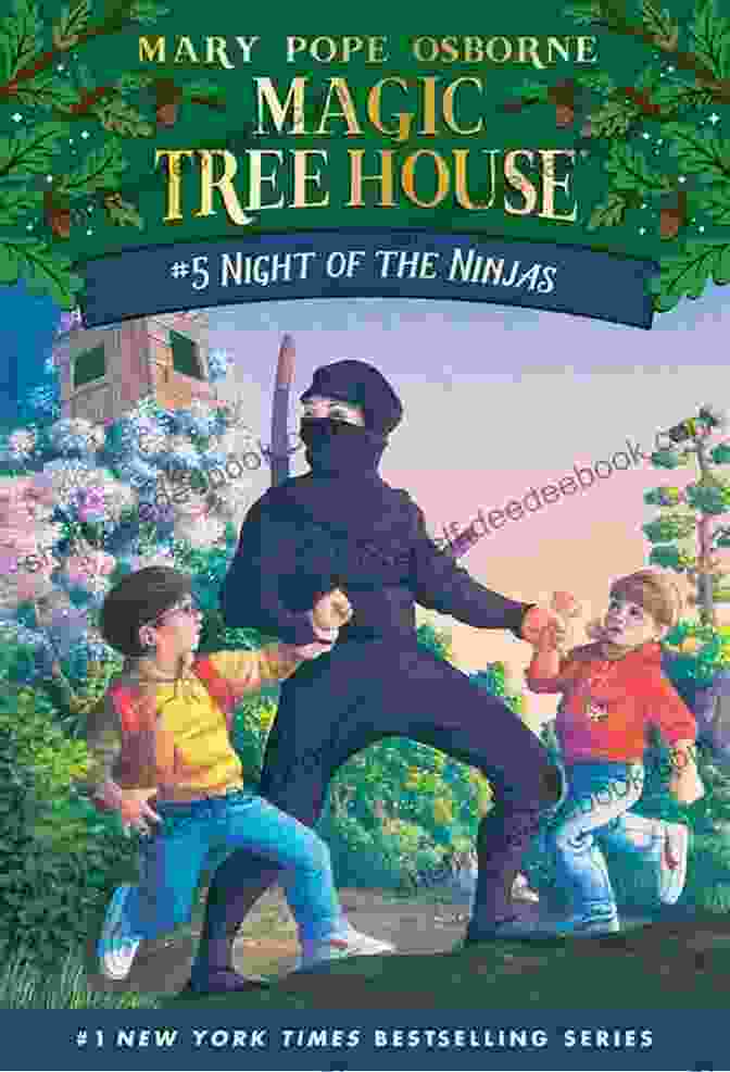 Interior Of The Magic Tree House With Jack And Annie Reading At A Table Magic Tree House Merlin Missions 1 4 (Magic Tree House (R) Merlin Mission)