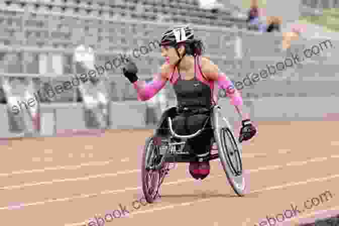 Jennifer Bradbury, A Wheelchair Racer, Smiling And Holding Up Her Prosthetic Leg River Runs Deep Jennifer Bradbury