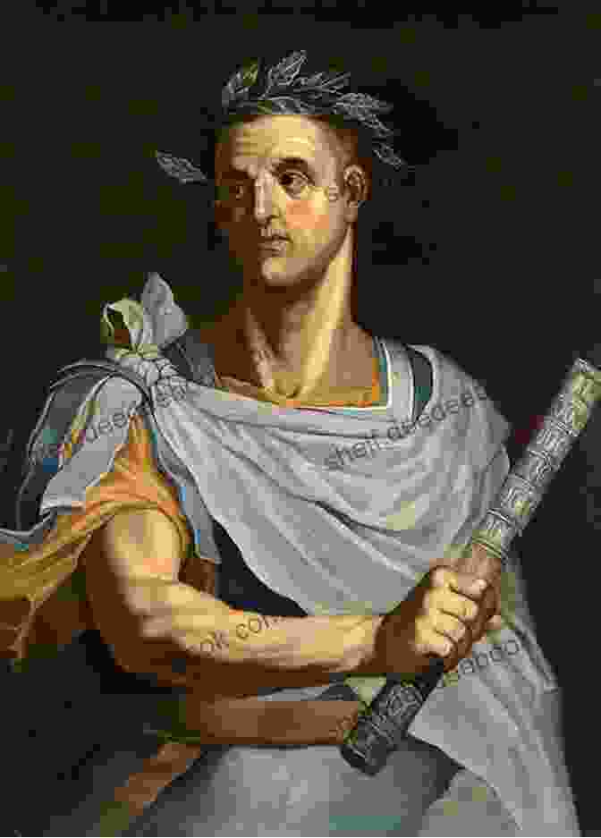 Julius Caesar As A Young Roman General, Wearing A Laurel Wreath And Holding A Sword Legends Of The Ancient World: The Life And Legacy Of Julius Caesar