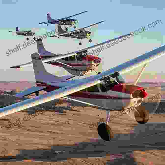On Deck Cessna Wildcats In Flight Formation On Deck (Cessna U Wildcats)