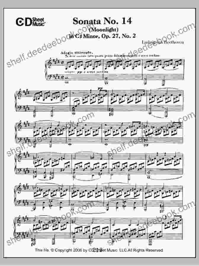 Sonata No. 14 In C Sharp Minor, Op. 27, No. 2 ( World S Greatest Hymns: Piano Sheet Music Songbook Collection: 70 Of The Most Inspirational Melodies For Piano