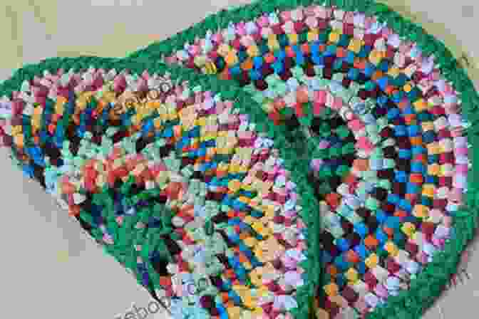 Vibrant Braided Rag Rug With Intricate Patterns Rag Rugs: 15 Step By Step Projects For Hand Crafted Rugs